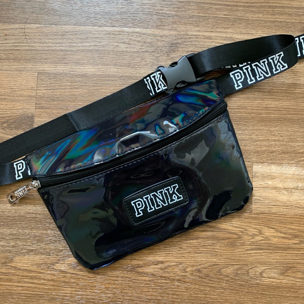 NWOT PINK by Victoria’s Secret Black Fanny Pack